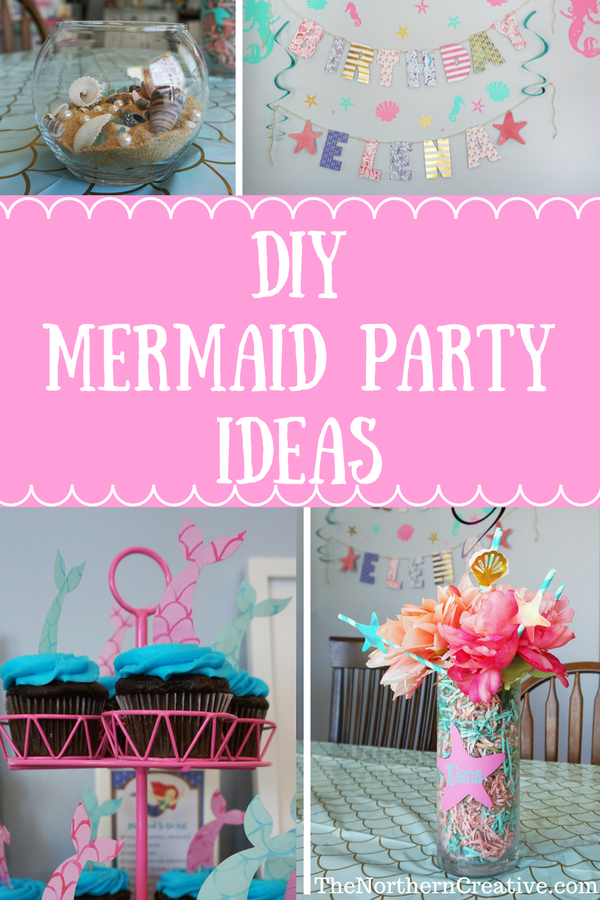 Free Mermaid  Party  Printables and Decoration Ideas  The 